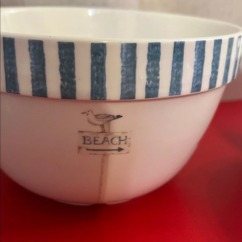 3 bowls by Kathryn White fine porcelain with flamingos